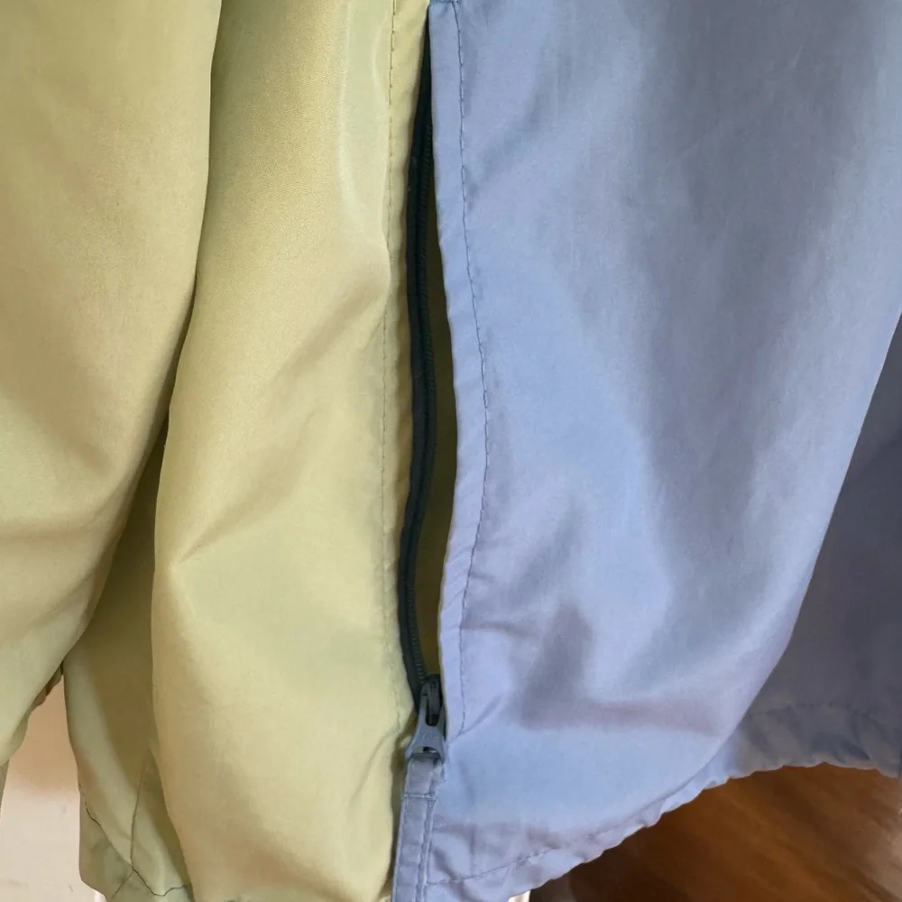 Eddie Bauer Colorblock Windbreaker - Periwinkle and Soft Yellow - Picture 6 of 16